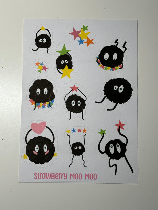 Soot boys sticker sheet